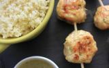 Brochette de Kefta de poulet aux saveurs asiatiques