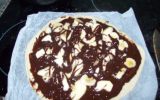 Pizza chocolat bananes