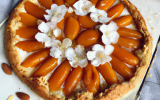 Tarte aux abricots et amandes