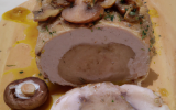 Galantine de dinde aux épices et champignons