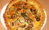 Quiche chèvre courgettes