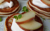 Blinis pomme-chèvre