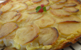 Tourte de pomme de terre au cresson de Méréville, crème de brie de Meaux