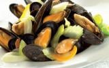 Moules frites et petits légumes