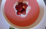 Soupe de fraise maison