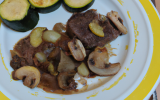 Hachis de bœuf aux champignons et courgettes