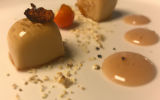 Délicieux bonbons au foie gras à l'ail blanc