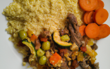 Couscous aux légumes et à l'agneau