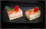 Bavarois au smoothie fraises et bananes