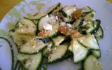 Salade de courgettes crues facile