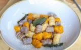 Gnocchi multicolores au beurre de sauge