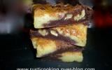 Brownies aux deux chocolats