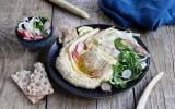 Houmous aux asperges des Sables des Landes IGP, radis et roquette