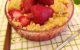 Crumble aux fraises classique