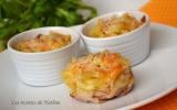 Mini-gratins de pâtes au lard et aux 3 fromages