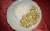 Saumon au lait de coco et curry