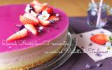 Bavarois fraise & violette