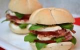 Hamburger façon caprese et coppa