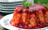 Aspic de melon, framboise et cerise