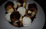 Profiteroles glacées à la vanille