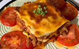 Lasagnes de chou à la viande et à la tomate