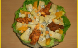 Salade de wings, artichaut et Bleu