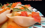 Conchiglioni aux légumes et à l'orange