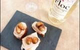 Canapés de foie gras du Gers & à l'ail blanc de Lomagne confit au Floc de Gascogne