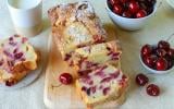 Gâteau à la ricotta et aux cerises