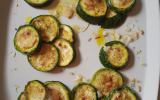 Courgettes à l'ail et parmesan