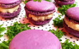 Macarons chèvre-ciboulette