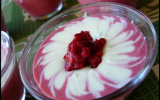 Verrine chocolat blanc & framboise