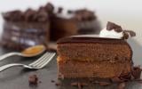 Gâteau chocolat et confiture d'abricots