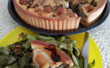 Tourte à la brousse et aux escargots