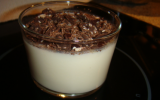 Flan coco aux copeaux de chocolat