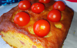 Cake aux tomates confites