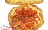 Tarte tomate et mozarella