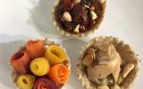 Trio de mini tartelettes pour l'apéro