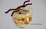 Verrine de crème dulcey, vanille et spéculoos