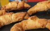 Croissants feuilletés au chèvre