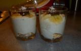 Verrine mousse banane et nid de Nutella