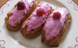 Eclairs aux framboises