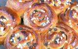 Chelsea buns poires-chocolat