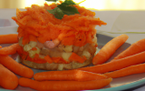 Tartare de pommes et ses carottes rappées