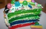 Layer cake technicolor bonbons