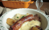 Gratin champenois andouillette/boudin blanc