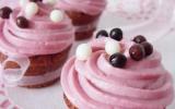 Mini cupcakes chocolat framboise