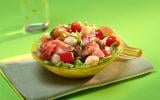 Salade de mozzarella, tomates et pommes fruits