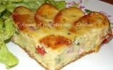 Clafoutis courgettes et cottage cheese