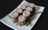 Maki jambon cru roquefort fruits secs poire